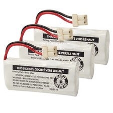 3-Pack Genuine VTech BT162342/BT262342 2.4V 300mAh Cordless Phone Battery Packs Cordless Phone price