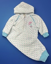VTG 90s Polka Dot Floral Embroidered Baby Tracksuit Set 18M McKids & Sears Baby Tracksuit price