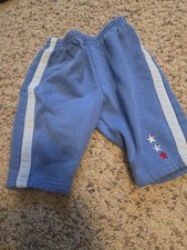 Baby Boys Blue Athletic Track Pants with Side Stripes & Stars – Size 3-6 Months Baby Tracksuit price