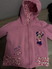 Disney Minnie Mouse Girls Toddler 2pc Pink Zip Hooded Fleece Hoodie Pants Set Baby Tracksuit price