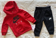 NIKE AIR Baby Boy’s Fleece  Tracksuit Hoodie /Joggers Outfit, 2-piece set, 12M Baby Tracksuit price