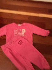 Gap Original Baby’s Hot Pink  Jogging Suit Size 18 Months Baby Tracksuit price