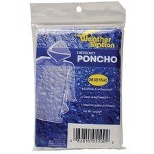 4 Clear Emergency Rain Poncho Camping Hiking Sport Bug-Out-Bag Disaster Outdoors Raincoat & Poncho (Outdoor) price