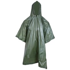 Lot 2 Mens Womens Army Green Rain Coat Waterproof Travel Hoodie Jackets Poncho Raincoat & Poncho (Outdoor) price