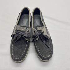 Sperry Koifish Grey Fabric Boat Shoes Women's Size 7.5 Women's Boat Shoes price
