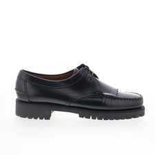Sebago James Fringe Lug Womens Black Leather Loafers & Slip Ons Boat Shoes Women's Boat Shoes price