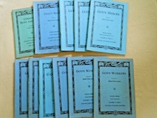 11 Vintage 1930's GOD"S WORKERS by Mabel Locker Pupil's Book /Lutheran Chruch Worker Lockers price