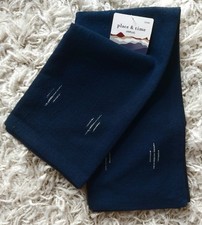 New 100% Cotton Navy Blue & White Kitchen Tea Dish Towel or Dinner Napkin Kitchen Towel price