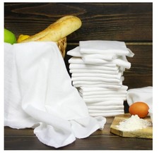 10-Piece Flour Sack Kitchen Dish Towel Set White 100% Cotton Large Clean 28"X29" Kitchen Towel price