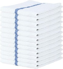 Bar Mop Towels 100% Cotton Kitchen Cleaning Towel Restaurant 16x19 Pack Of 12-24 Kitchen Towel price
