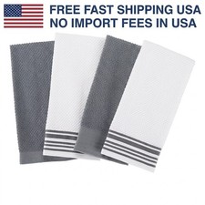 Mainstays 4-Pack 16”x26” Woven Kitchen Towel Set, Grey. Kitchen Towel price