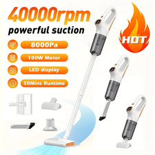Cordless Stick Vacuum Cleaner, 8000Pa Suction, 50Min Runtime LED Display Cordless Vacuums price