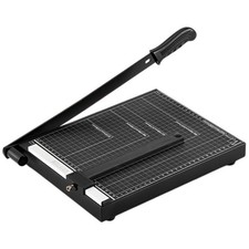 Heavy Metal Base Duty A4 Guillotine Paper Cutter-12-Sheet Capacity Guillotiner Paper Cutter (Guillotine) price