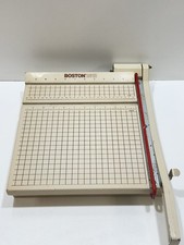Vintage Boston 2612 Heavy Duty 12" Paper Cutter Trimmer Guillotine USA Paper Cutter (Guillotine) price