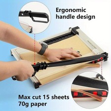 A4 Guillotine Paper Cutter (12" x 10"), Paper Trimmer with Multi Sheet Capacity Paper Cutter (Guillotine) price
