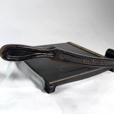 Eastman No 10 Cast Iron Guillotine Paper Cutter Trimmer 10x10 Vintage Brass Paper Cutter (Guillotine) price