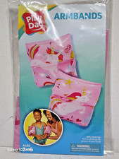 Pair - Kids Inflatable Safety Water Sports Swimming Arm Bands Floats - UNICORN Kids' Arm Bands price