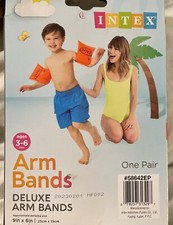 Intex Kids Arm Bands Floats Swimmers Swim Trainers Floaties Deluxe 3-6 Kids' Arm Bands price