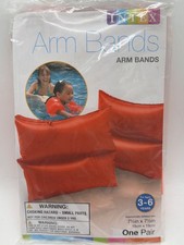 Intex Kids Inflatable Arm Bands For Swimming Ages 3-6 Safety Orange 7.5" x 7.5" Kids' Arm Bands price