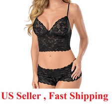 . Women Sexy Lace Lingerie Bralette Bra Set Thong Underwear Nightwear Sleepwear Women's Underwear Set price