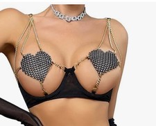 Women's Sexy Babydoll Hollow Splicing Heart-shaped Chain Sexy Underwear Set Women's Underwear Set price