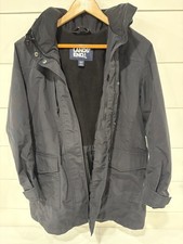 LANDS’ END Squall Youth Parka Winter Coat w/ Hood Boys Size M 10-12 JACKET Black Boys' Coat price