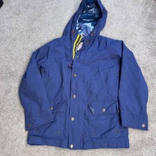 Mini Boden Youth Boys 6-7 Navy Hooded Full Zip Coat Boys' Coat price