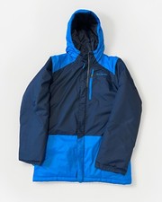 Columbia Jacket Boys Large Blue Hooded Insulated Snow Sports Winter Coat Boys' Coat price