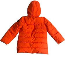 Perry Ellis Boy Orange Puffer Jacket Size 4 Hooded Winter Coat Boys' Coat price