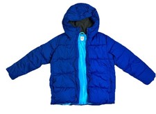 Gap Kids Boys Lightweight Puffer Jacket Blue Lined Hood Size M Boys' Coat price