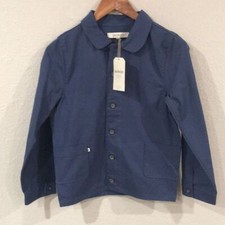 NEW Jackalo Boys Sz 12 ORGANIC Billie Jacket Classic Blue 100% Cotton Utility Boys' Coat price