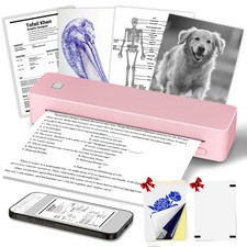 NEW A4 Portable Printer Wireless Bluetooth Printer for Travel Android iOS LOT Printers price