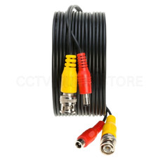 Security Camera Cable BNC Extension Power Surveillance DVR CCTV 10FT-100FT lot Security Camera Cable price