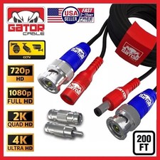 CCTV Cable Camera Security Surveillance BNC Extension Wire Power Video DVR 200FT Security Camera Cable price