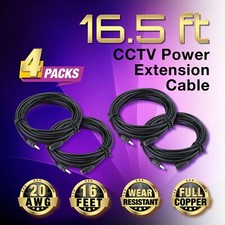 4 Packs 16.5ft Power Extension Cable for CCTV Home Security Camera System WiFi Security Camera Cable price