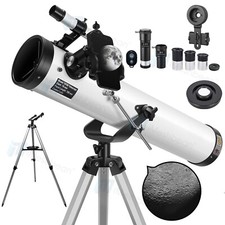 700mm Reflector Astronomical Telescope 525X w/ Phone Adapter Moon Watching Gift Telescopes price