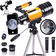Professional Astronomical Telescope w/ Tripod For Lunar HD Viewing Adults Kids Telescopes price