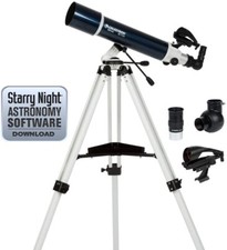 Celestron Omni AZ 102 Refractor Telescope 2 Eyepieces Starry Night Free APP ✅✅✅✅ Telescopes price