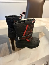 DREAM PAIRS Kid's UNISEX Waterproof Winter Snow Boots W/ Spider Web Graphic US 7 Unisex Kids Outdoor Shoes price