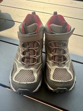 Merrell Moab 2W Boulder/Red Leather Boots MK264169 Kids Youth 2W - BASICALLY NEW Unisex Kids Outdoor Shoes price
