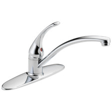 Delta Foundations 1-Handle Kitchen Faucet Chrome-Certified Refurbished Faucets price