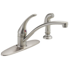 Delta Foundations Kitchen Faucet 1.8 GPM Stainless-Certified Refurbished Faucets price