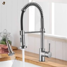 Kitchen Sink Faucet stainless steel Swivel Single Handle Pull Down Sprayer Mixer Faucets price