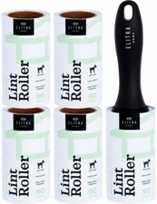 Elitra Extra Sticky Lint Roller Lightweight Handle + 4 Refill Packs (450 Sheets) Lint Removers price