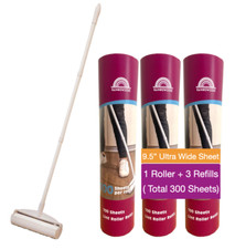 Sticky Lint Roller + 300 Sheets/ 600 Sheets  for Pet Hair Removal Floor Roller Lint Removers price