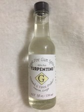 100% Pure Gum Spirits of Turpentine Clear Glass Bottle 5 oz USA Distilled Pine G Turpentine price