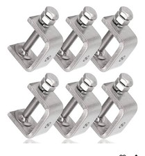 6 Pcs-304 Stainless Steel C-Clamp Heavy Duty-Woodwork-Welding-Building-Household Clamp price