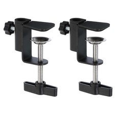 2sets 0.49" Hole Dia Desk Clamp Universal C-Clamp Base with Adjustable Screw Clamp price