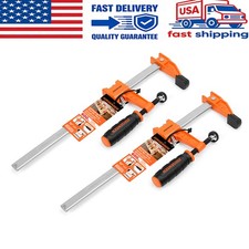 JORGENSEN 2-pack Steel Bar Clamps Set, 12-inch Medium Duty for Woodworking New Clamp price