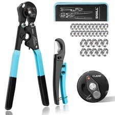SHALL 2-IN-1 Pex Crimping Clamp Cinch & Remove Tool with Pipe Hose Cutter Clamp price